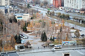 Сквер Славы поздней осенью (ноябрь 2018)