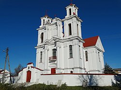 The church of Stakliškės.