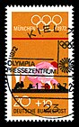 Postzegels van Duitsland (BRD), Olympische Spelen 1972, uitgave 1972, 20 Pf, special stamp.jpg