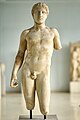 Statue of a young athlete, 4th cent. B.C. Archaeological Museum of Piraeus.