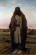 Stefano Ussi, Molitva u pustinji, 1876.