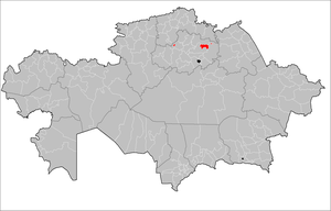 городская администрация Степногорск на карте