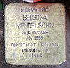 Stolperstein Thomasiusstr 24 (Moabi) Belsora Mendelsohn.jpg