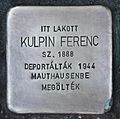 Stumbling block for Ferenc Kulpin.JPG