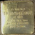 Stolperstein Benjamin Geismar (Herrlisheim-près-Colmar)