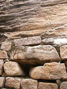 Some stones turning to sand