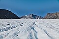 * Nomination View from the Storglaciären on the glacier with the two summits of the Kebnekaise behind. --GPSLeo 11:57, 5 May 2023 (UTC) * Promotion  Support Good quality. --Poco a poco 12:14, 5 May 2023 (UTC)