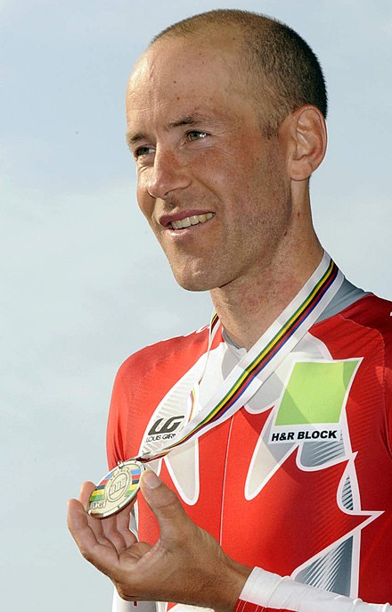 Svein Tuft represented Canada in the men's road race and time trial.