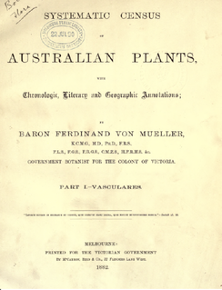 <i>Systematic Census of Australian Plants</i>