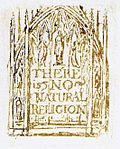 Thumbnail for There is No Natural Religion