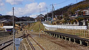 Takezawa Stasiun view barat 20170211.jpg