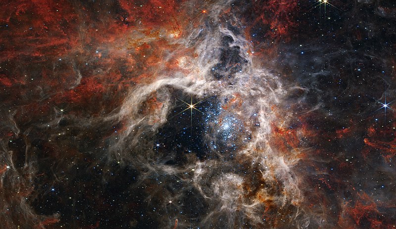 File:Tarantula Nebula by JWST.jpg