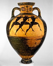 Terracotta Panathenaic prize amphora (jar) MET DT10092.jpg
