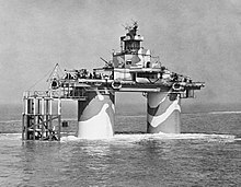 A British North Sea World War II Maunsell Fort. The Royal Navy during the Second World War A26878.jpg