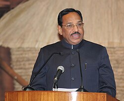 The Union Minister for Tribal Affairs, Shri Kantilal Bhuria addressing at the inauguration of the National Festival of Tribal Dances, ‘PRAKRITI’, in New Delhi on March 16, 2011.jpg