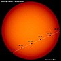 水星の太陽面通過のサムネイル