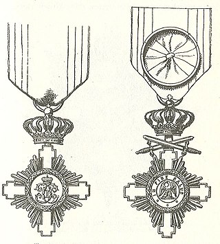 Ridder- en officierskruis uit 1893.