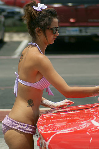 File:Woman Bikini Car Wash 2011.jpg - Wikimedia Commons