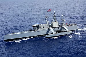 USV Sea Hunter - RIMPAC 2022 Fleet Sails in Formation.jpg