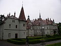 Schloss Tschynadijowo (Szentmiklós im Königreich Ungarn, heute Ukraine), ab 1726 im Besitz der Familie