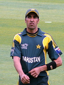 Umar Gul was the first player to take a five-wicket haul in an ICC Men's T20 World Cup match. Umer Gul.jpg