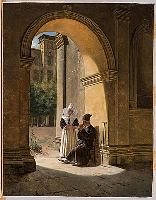 <i>A Nun Cares for a Soldier in a Cloister</i>