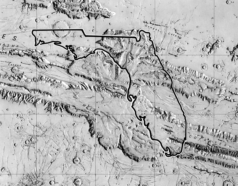 File:Valles Marineris compared with Florida (4090070392).jpg