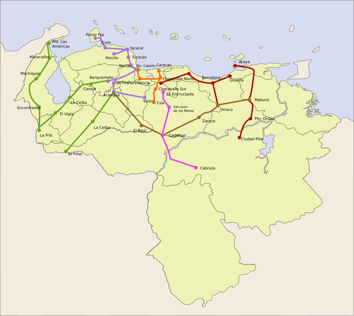 Mapas da Rede Ferroviária Nacional, Page 2