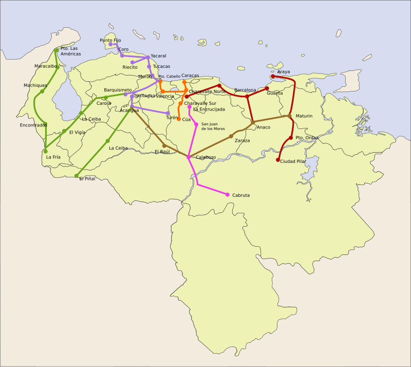 Mapas da Rede Ferroviária Nacional