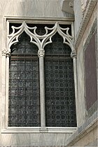 Gothic window on the Basilica di San Marco