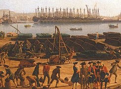 Première vue du port de Toulon – Claude Joseph Vernet.
