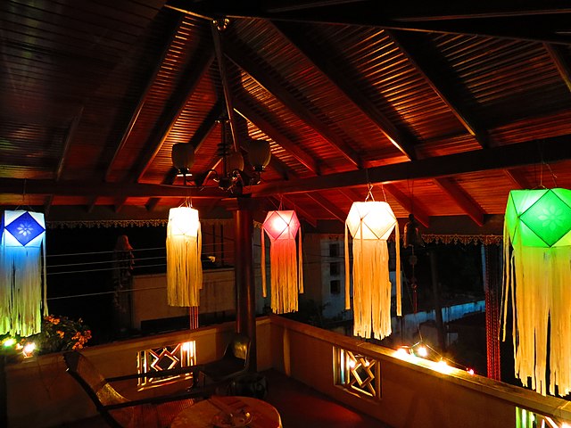 An image of a lantern used in the Vesak Festival; which celebrates the birth, enlightenment, and Parinirvana of the Buddha.