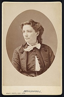 Victoria Woodhull American womens suffrage movement leader (1838–1927)