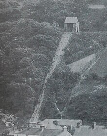 The village incline from the north west, around 1880 VillageIncline (cropped).jpg
