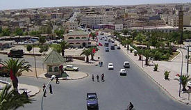 Vista da cidade de Ben Ahmed