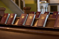 Nokian seurakunnan virsikirjoja kirkossa