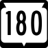 State Trunk Highway 180 Markierung