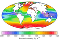 WOA 2009 sea surface density