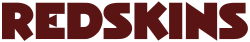 Redskins script logo
