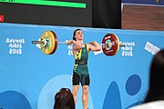 Deutsch: Gewichtheben bei den Olympischen Jugendspielen 2018; Tag 2, 10. Oktober 2018; Jungen 62 kg English: Weightlifting at the 2018 Summer Youth Olympics at 8 October 2018 – Boys' 62 kg