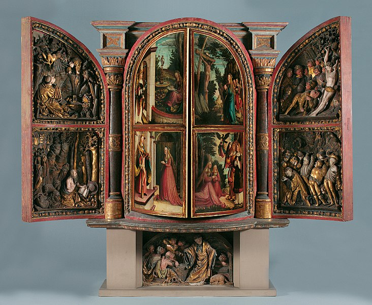 File:Wiener oder niederösterreichische Werkstatt - Flügelaltar der Donauschule - 5010 - Kunsthistorisches Museum.jpg