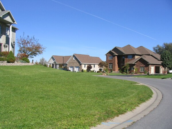 A neighborhood in Clay