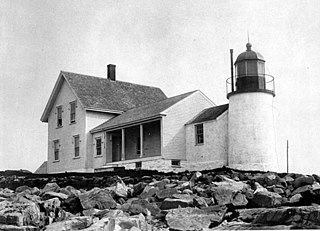 Winter Harbor Light lighthouse in Maine, United States