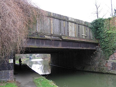 Stephenson bridge made from cast iron girders