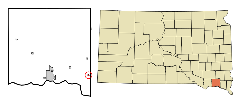 File:Yankton County South Dakota Incorporated and Unincorporated areas Gayville Highlighted.svg