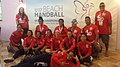 Mädchenteam bei den 1. Beachhandball-Juniorenweltmeisterschaften 2017