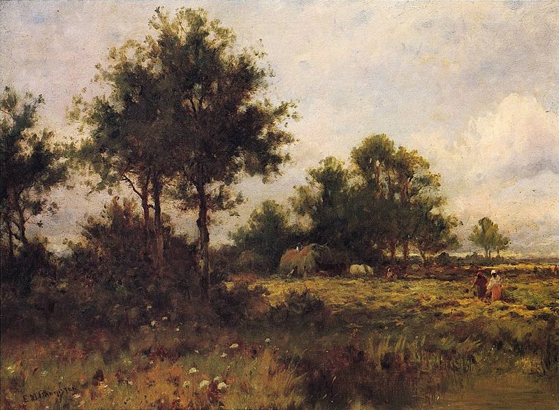 File:'Hay Gatherers' by Edward Mitchell Bannister, c. 1893.jpg