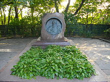 Korolenko's grave in Poltava