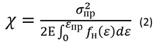 Вираз (2) для визначення міри крихкості за Гогоці Г.А.