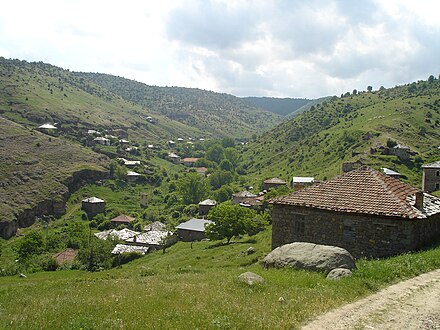 Polčište is a typical Mariovo village, set atop rolling hills